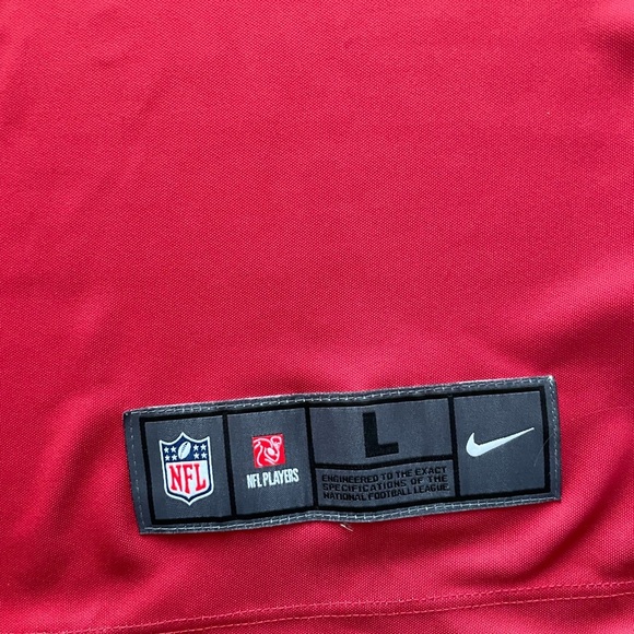 NFL Red On-Field Jersey - Picture 3 of 6